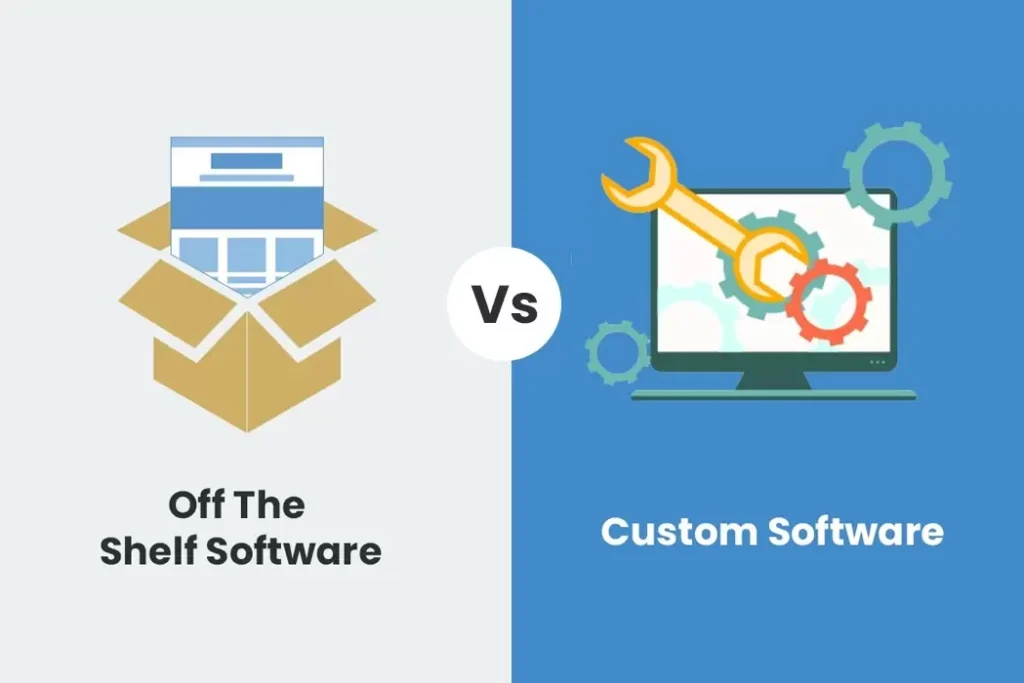 Custom vs Off the Shelf ERP Systems What's Best for Your Business? أنظمة ERP المخصصة مقابل الأنظمة الجاهزة